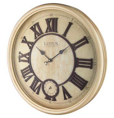ساعت دیواری چوبی لوتوس مدل ATLANTA کد W-151