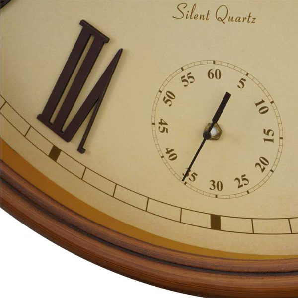ساعت دیواری چوبی لوتوس مدل BEVERLYHILLS کد W-152