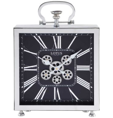 ساعت رومیزی فلزی لوتوس مدل MONTEBELLO کد TC-801