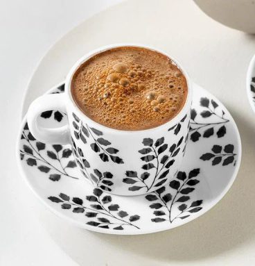 سرویس قهوه خوری 4 پارچه انگلیش هوم طرح Shine Leaf