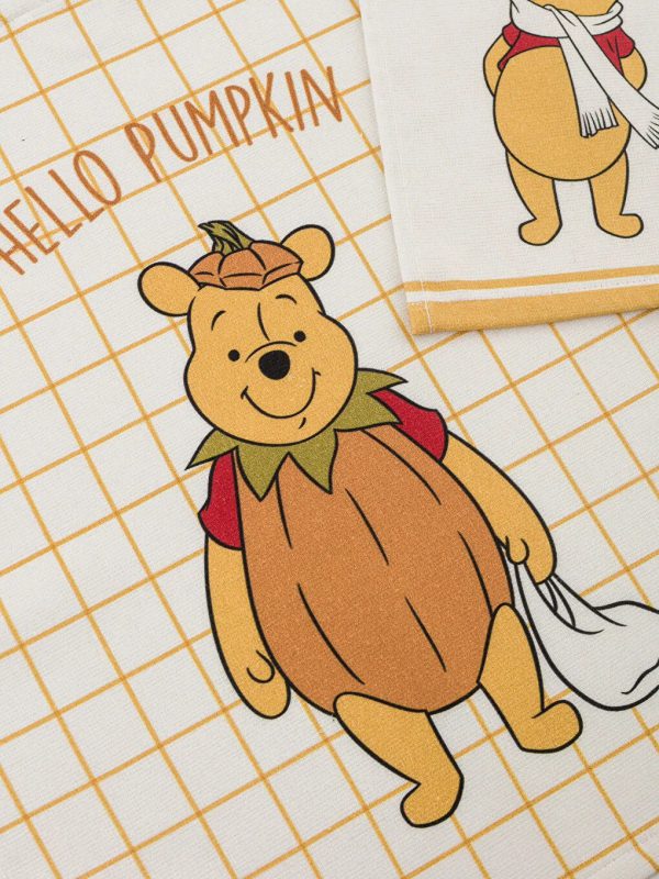 ست حوله آشپزخانه السی هوم طرح Winnie the Pooh بسته 2 عددی